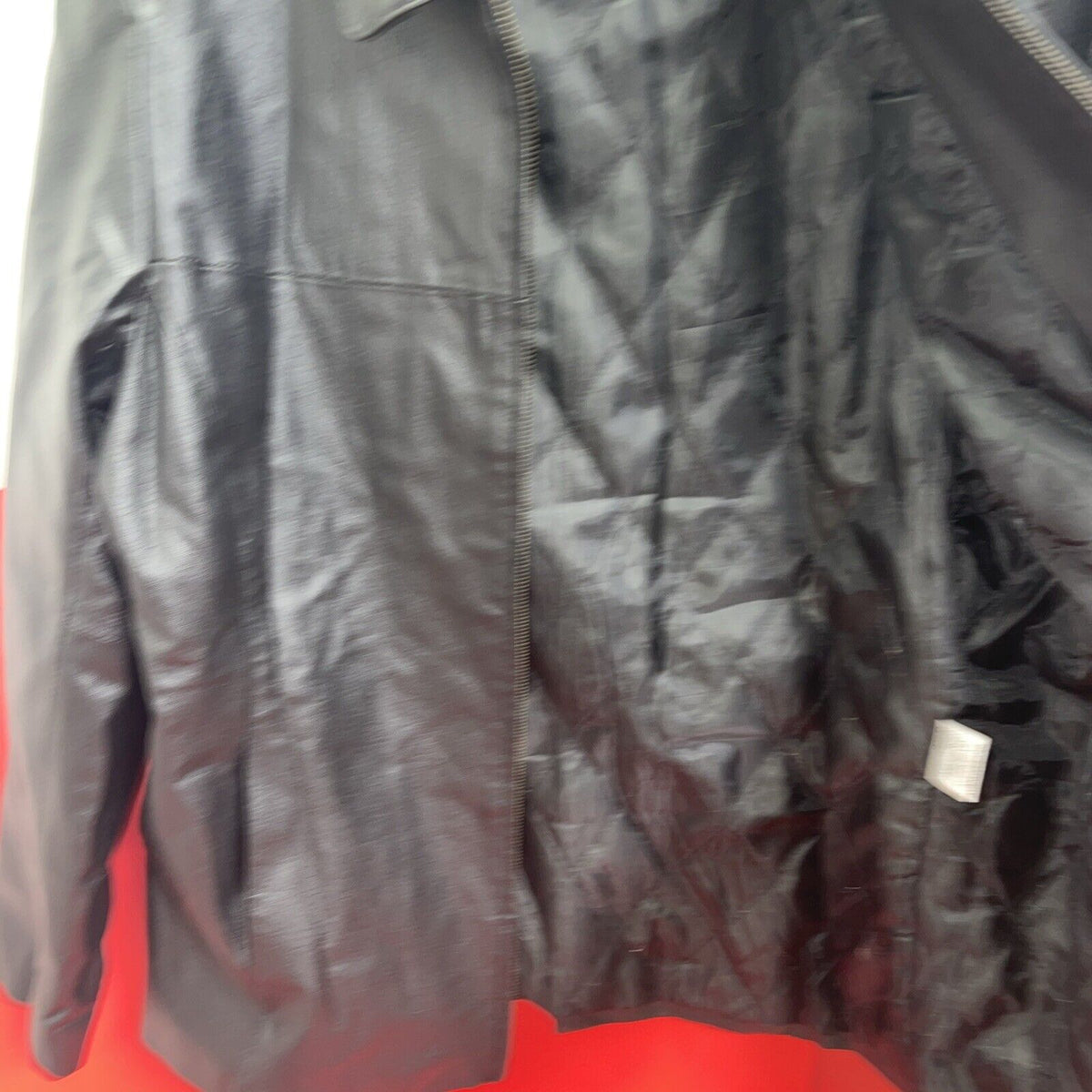 E.G. Collection Black Leather  Jacket Size Medium