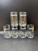 Heaven Hill Gold Trimmed Bourbon Whiskey Glasses/ Set Of 6