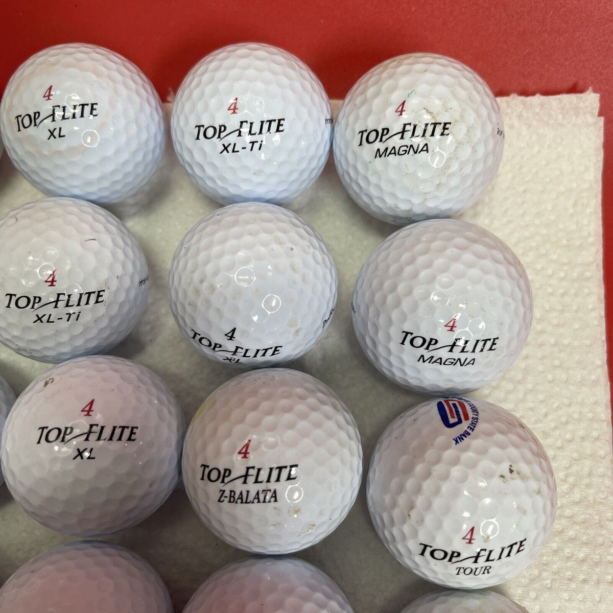 40 Top Flite 4  'Magna' 'XL-TI' 'Hot-XL' 'Tour'  Used Golf Balls