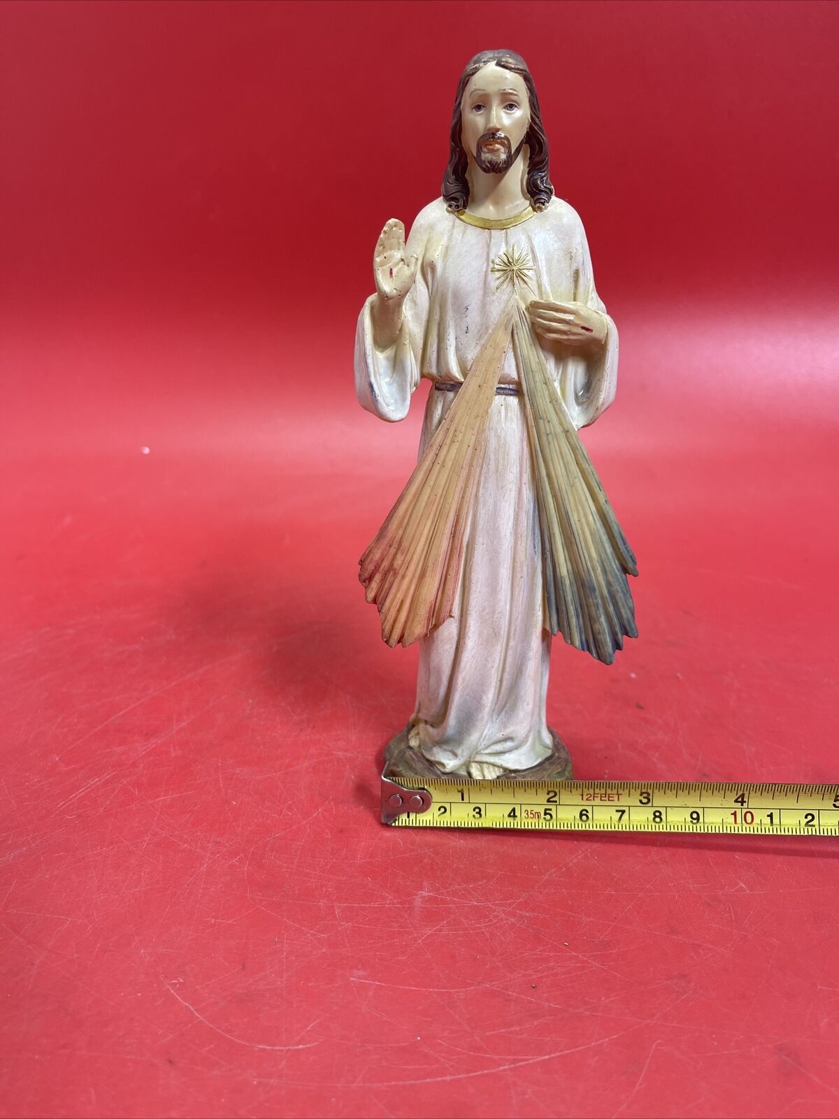 Turtle King, Resin "Christ has Risen Jesus" figurine, 8" tall