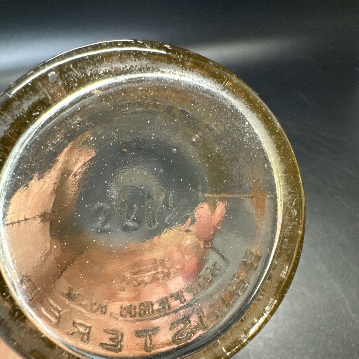 Vintage Ramapo Bottling Works Suffers, N.J. Registered Glass Bottle
