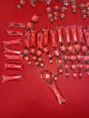 Large Lot of Pendants for Lamp (Glass and Plastic)# 1