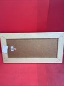 Vintage Art Deco Wall Mirror with Gilt, Wood Frame 20"x8