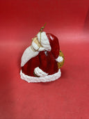 Vintage Santa Ornaments Resin Set Of 11