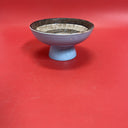 Vintage porcelain cup with blue glaze 5.5 inches Nasco