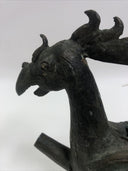 Ancient China Bronze Ware Dynasty Phoenix Bird Zun Wine Vessel Tea Pot