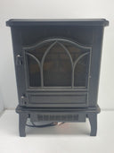 Mainstays Space Heater Faux Fireplace Electric Plug In 23”× 17”×9”/Black