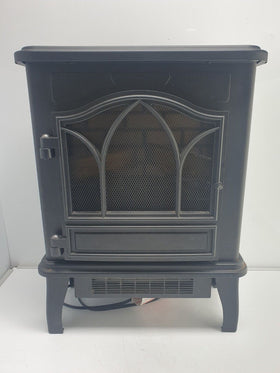 Mainstays Space Heater Faux Fireplace Electric Plug In 23”× 17”×9”/Black