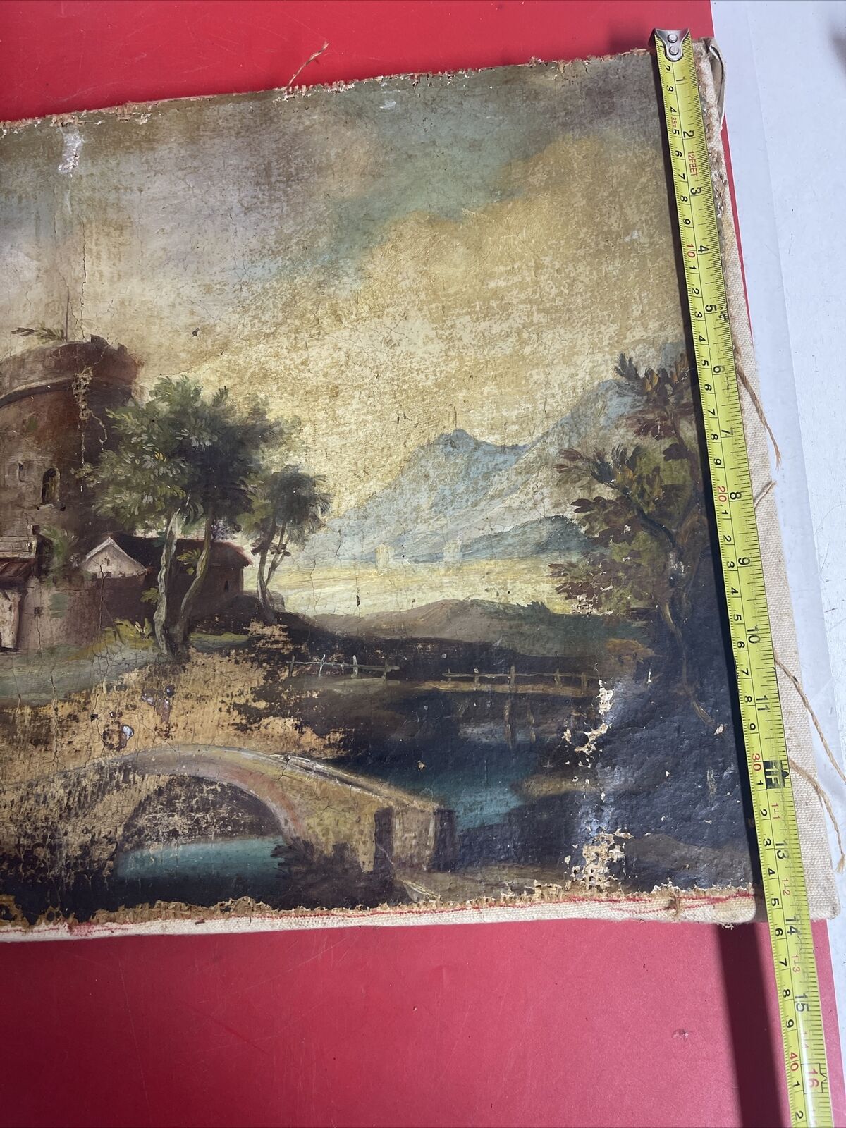 Antique Oil Painting.Landscape