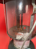 Vintage Coleman Lantern Double Mantle Model 220F Green