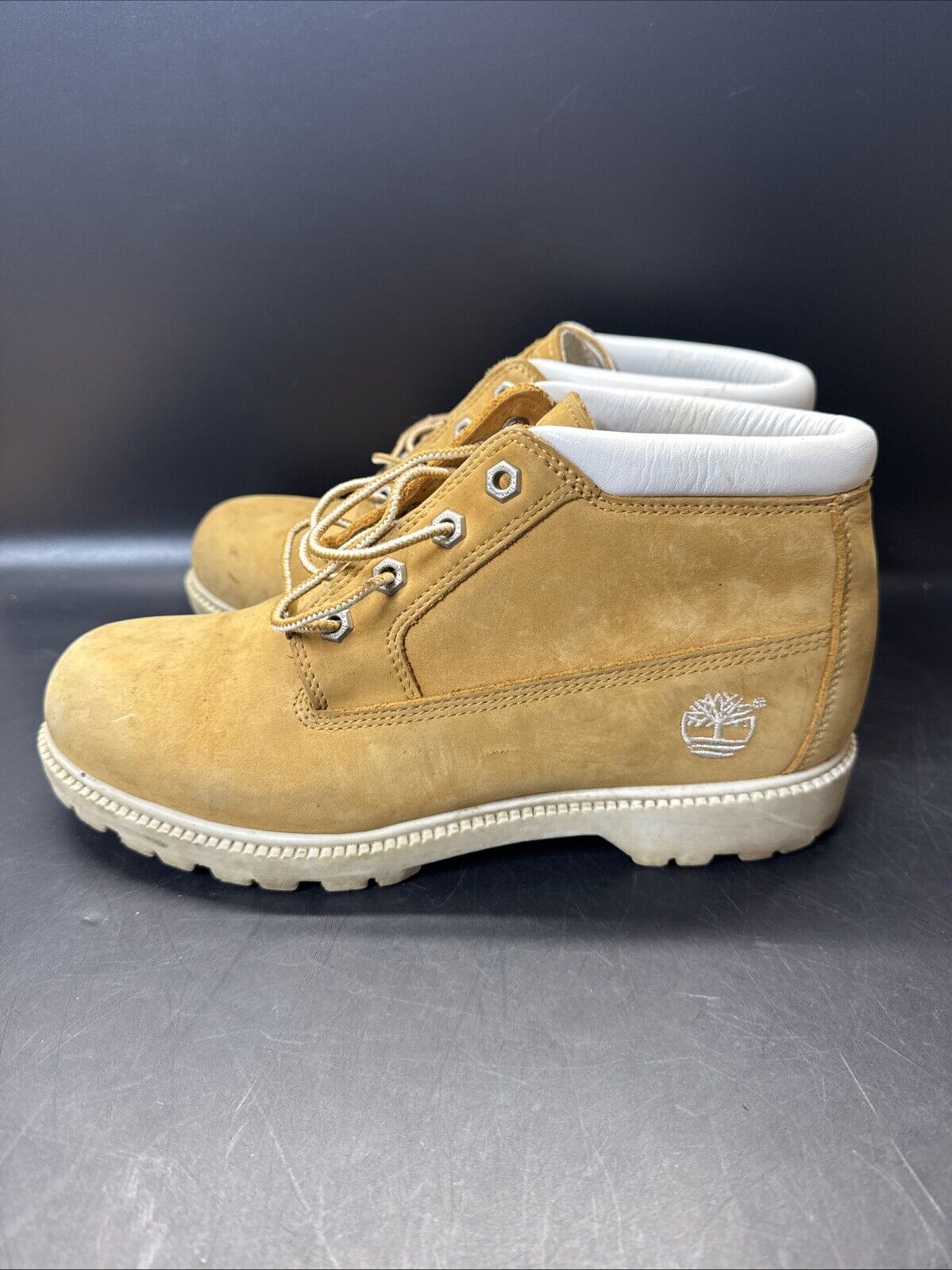 Timberland Waterproof Unisex Wheat Boots Size 10M, #23346