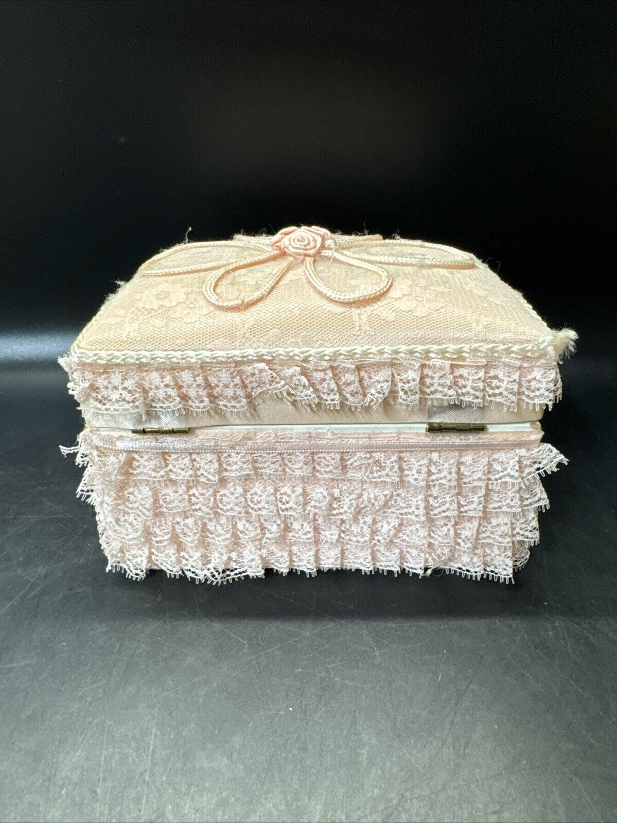 Vintage Handmade Trinket Box/ Lot Of 2