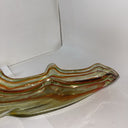 Vintage Large 20" Blown Art Glass Swan  Centerpiece Planter Bowl Dish