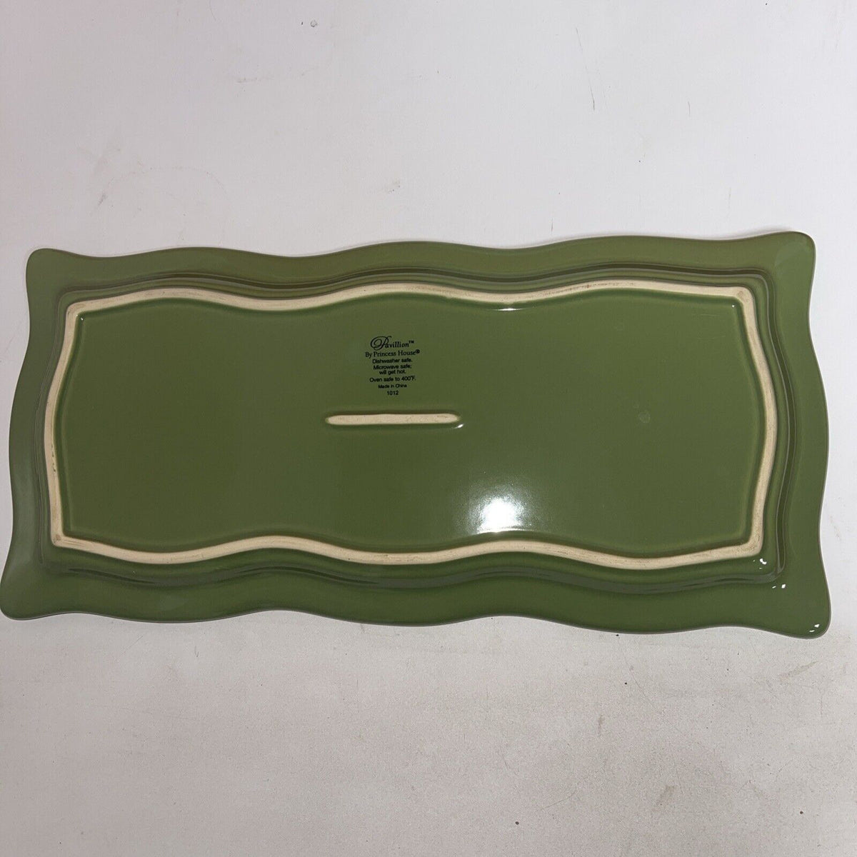 Pavilion By Princess House Serving Platter 14”x7”