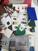 BIG Lot of  Vintage 1970s Child Guidance Toys Town USA Building Walls Roof Parts
