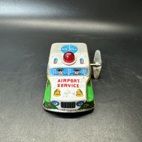 Vintage AIRPORT SERVICE Tin Windup Pan American/ Japan Toy