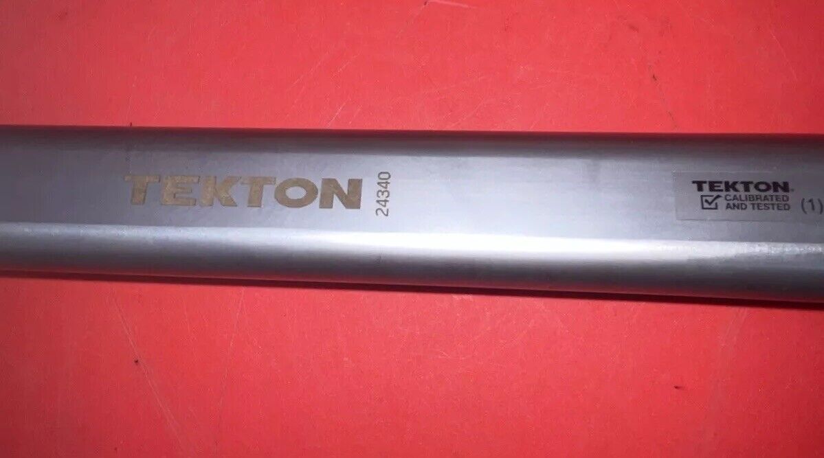 TEKTON 1/2 Inch Drive Click Torque Wrench 25-250 ft.-lb. | 24340