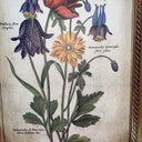 DANACO Floral Art Piece Handfinished By Florentine Artisan Italy Print 17”x14”