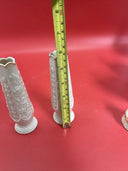 LENOX IVORY CHINA SMALL FLOWER/BUD Vase Butterfly China Set 2
