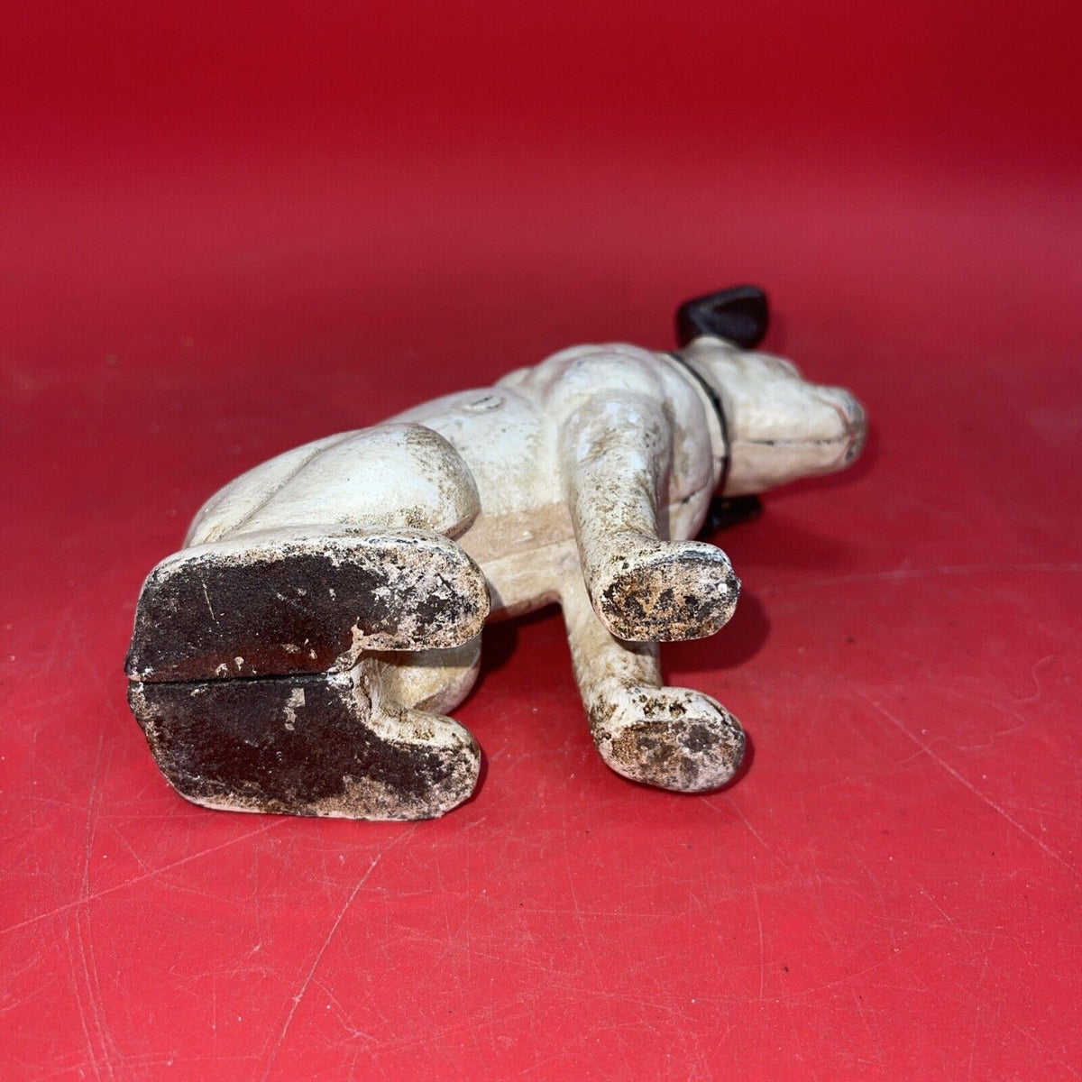 Vintage Dog Nipper Bank Cast Iron 6" Home Office Gift