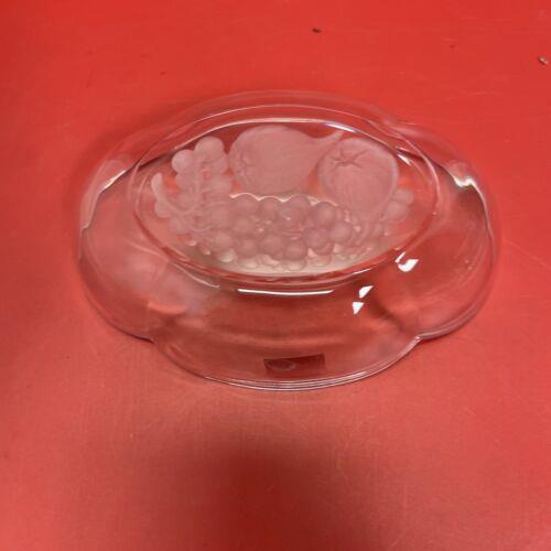 Mikasa Crystal Bowl Grapes and Figs & Serving Plate