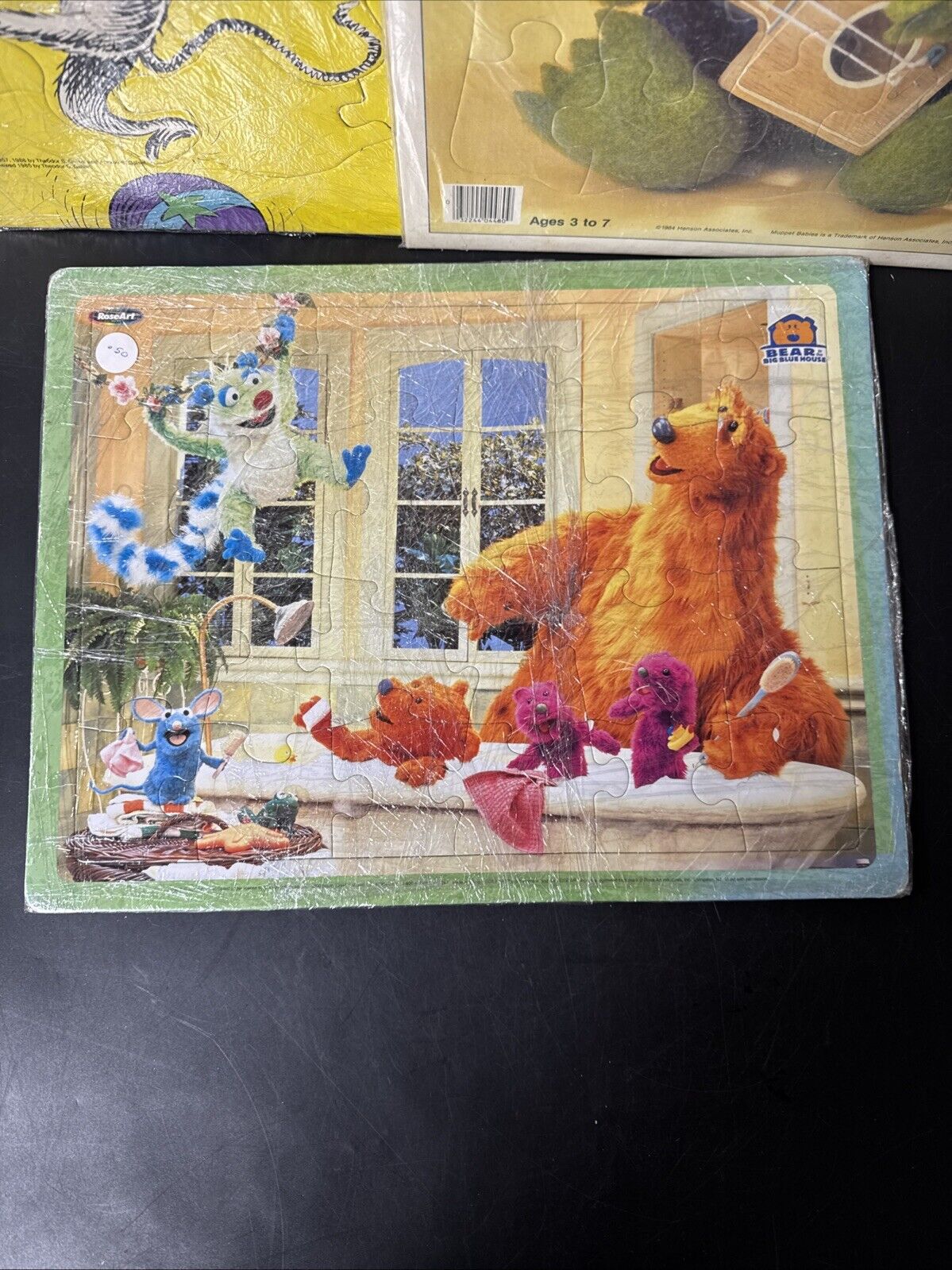 VINTAGE Wooden Children's Puzzles/ Lot Of 12