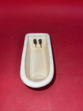 Antique  bath with taps for dolls house