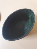 Vintage Leather Over Wood Oval Box 5.25"×3.5"