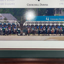 a collection of memorabilia commemorating S Jones 2004 Kentucky Derby victory