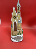 Christmas Church musical & lights new orig box vintage Set 2