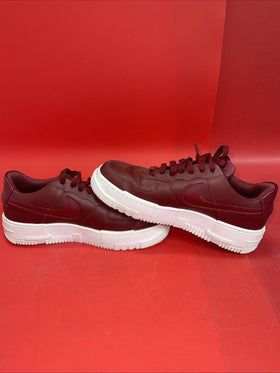 Nike Air Force 1 Low Pixel Red Leather CK6649-600 Women's Size 9