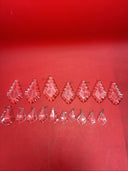 17  Vintage Antique Clear  Crystal Prisms for Chandelier #5