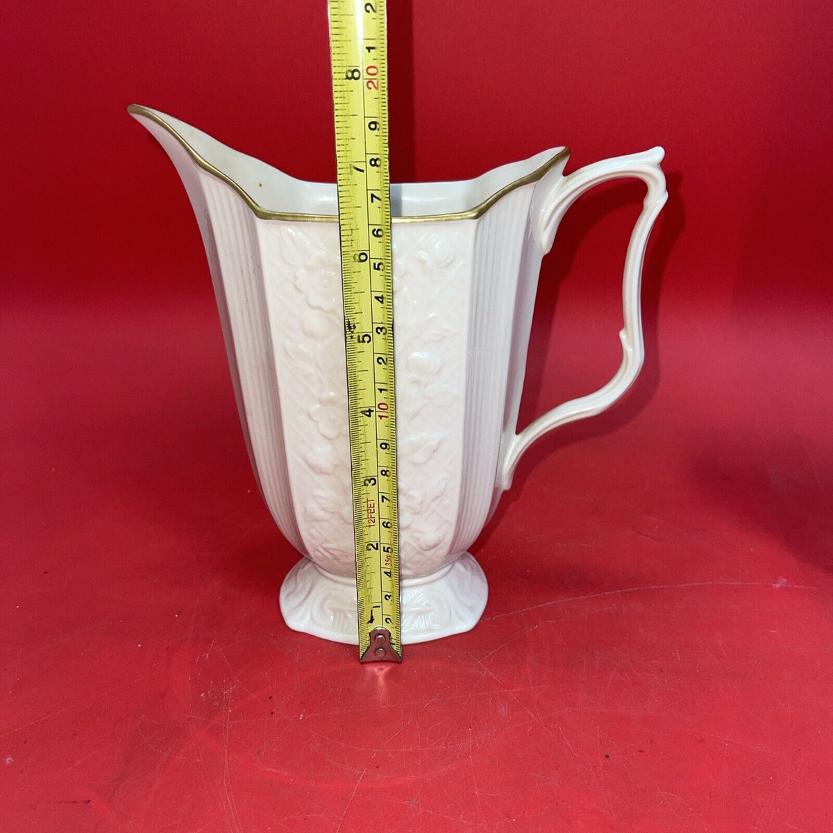 Lenox Rectangular Tiger Lily Vase -24 K Gold Trim-Lot 3