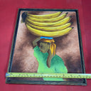 Vintage Painting Women Haiti Jungle