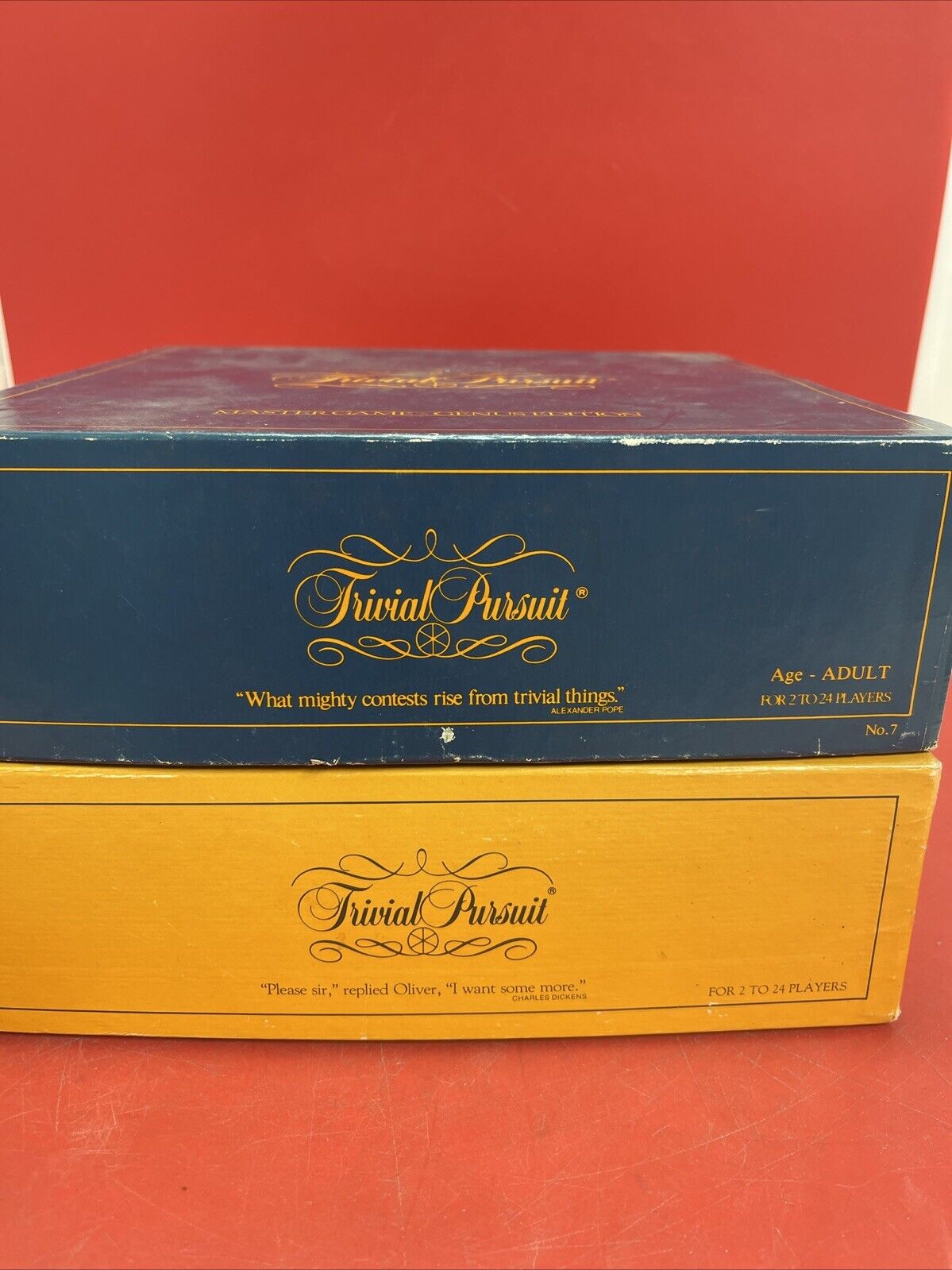Trivial Pursuit Master Game ~Genus Edition & Genius II Edition Subsidiary   1984