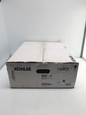 KOHLER K-2882-0 Verticyl Undermount Bathroom Sink, White