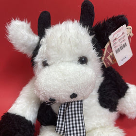 Vintage Plush Cow Black and White :Hi ! I’m Betsy Squeeze Me I Moo