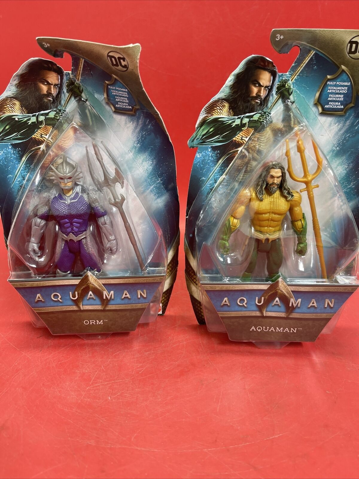 Mattel AQUAMAN Movie ORM & Aquaman 6in. Action Figure Lot DC Comics Jason Mamoa