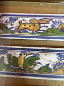 Antique Islamic Tile Zandleh Dynasty 1852 Circa