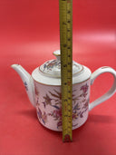 Beautiful Takahashi Japanese Porcelain Birds Floral  Teapot Tea Pot MCM