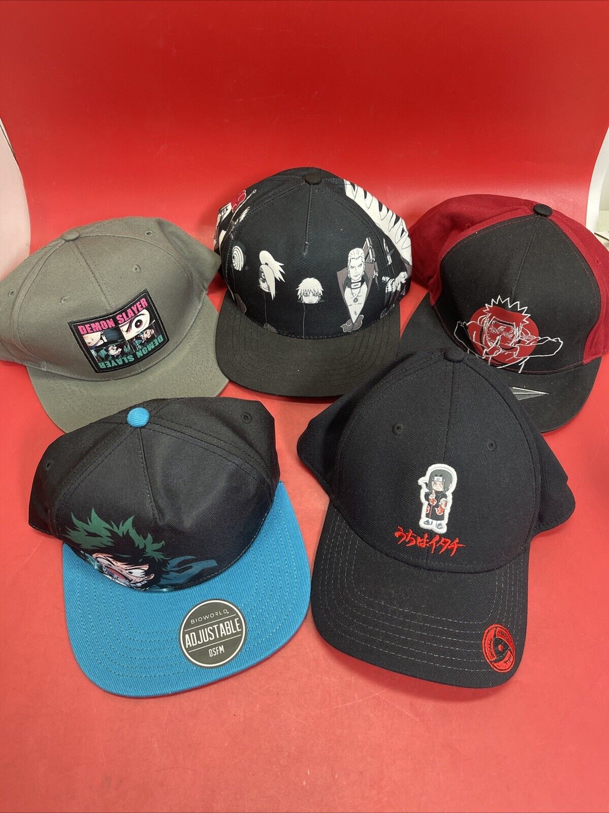 Baseball Caps with Comic Hero Lot 5