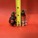 Vintage Miniature Small Fine Cut Glass Perfume Atomiser/ Lot Of 2