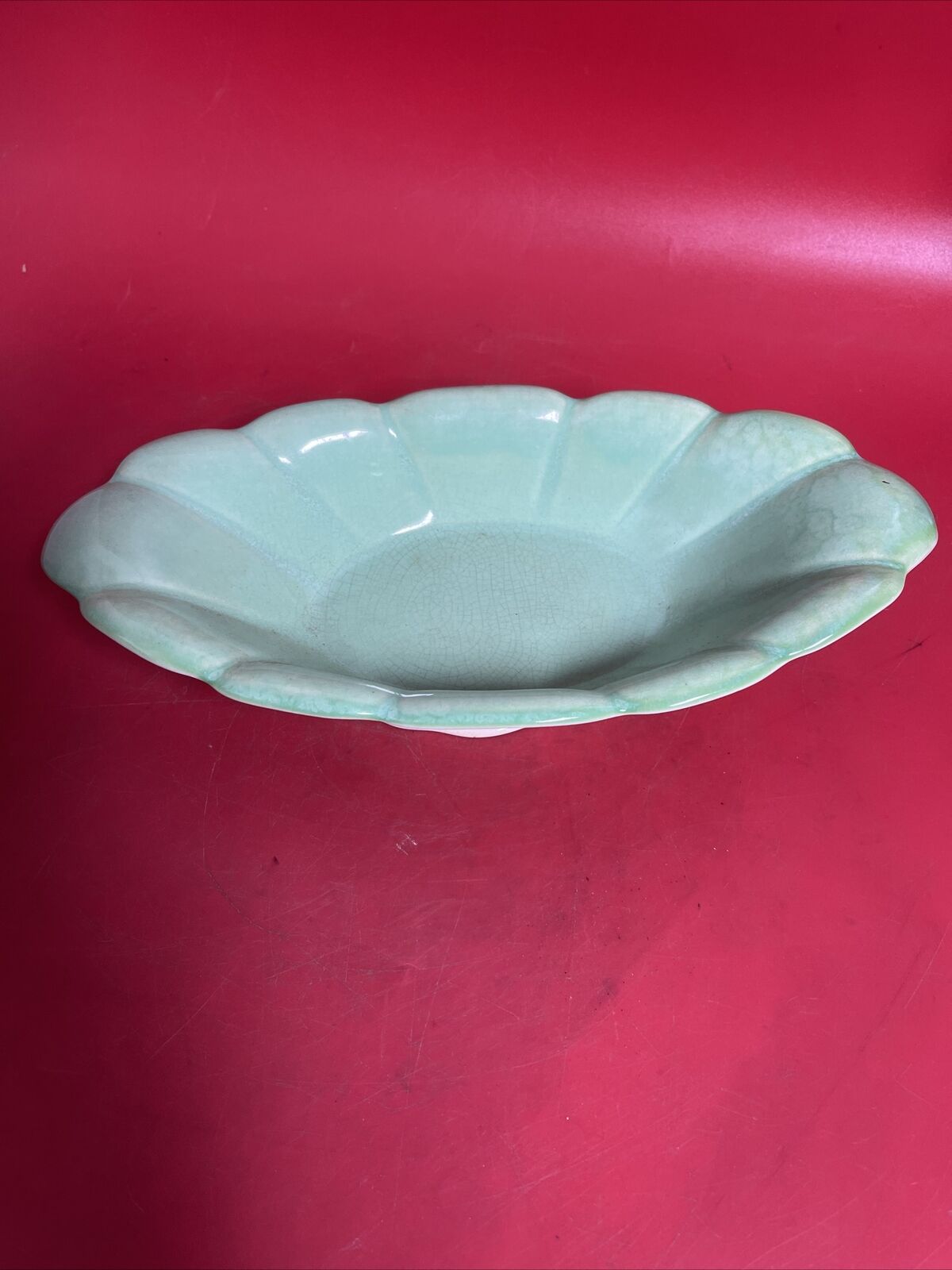 Vintage COWAN Art Deco Modern Art Pottery Console Bowl c.1930s