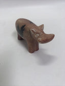Hippo Figure Carved Stone Soapstone Hippopotamus Kenya African Decor Animal