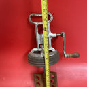 Vintage large hand crank wood handle & paddle butter churn no glass bottle