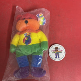 Vintage gay pride bear  2000 millenium beanie baby