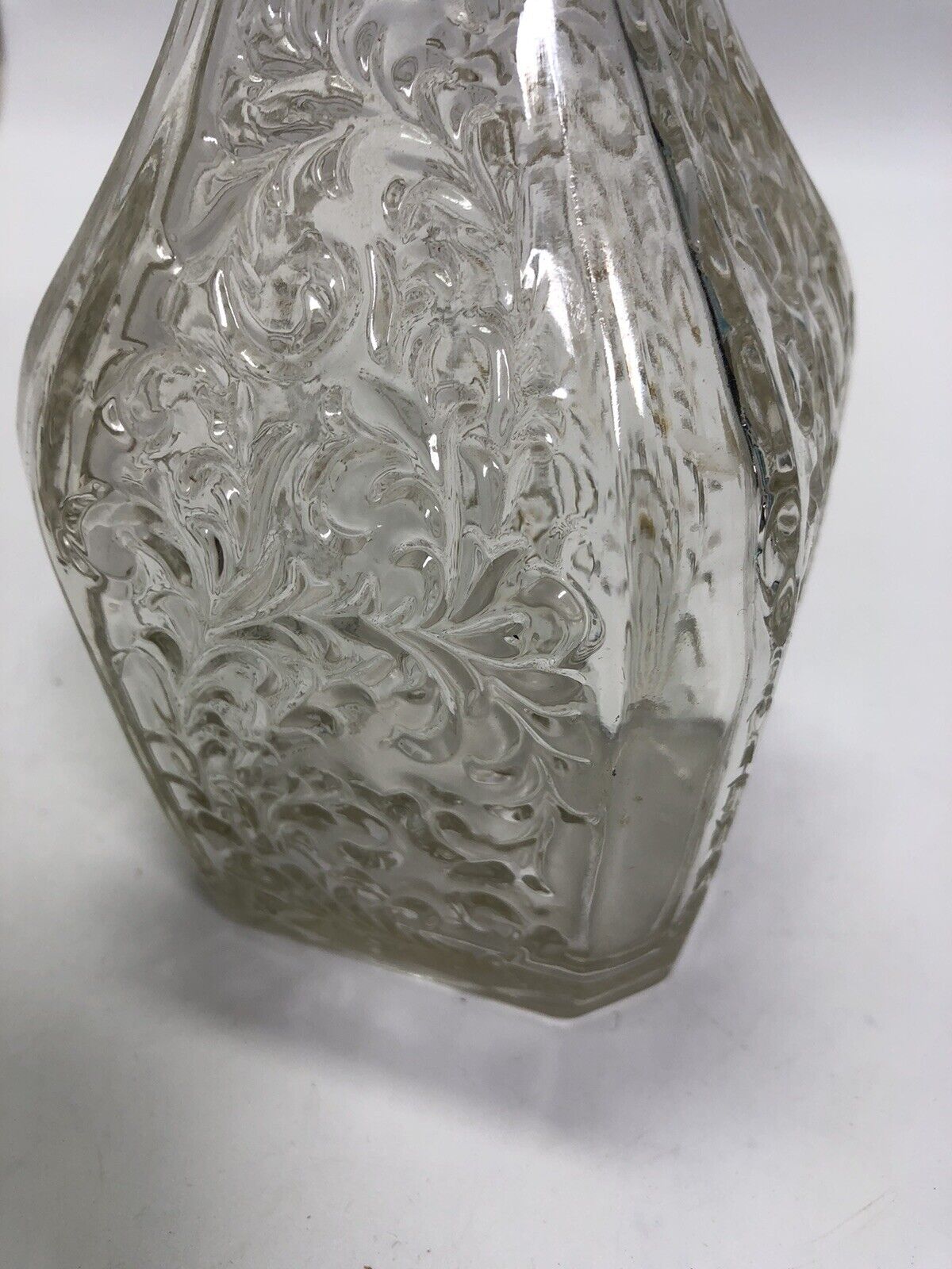 Vintage Glass Liquor Decanter with Stopper