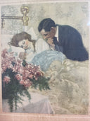 Campbell Art Co Print HER GIFT Burgess Johnson - Early 1900's   