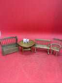 Vintage Dollhouse Furniture Lot #4