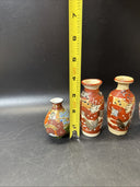 Vintage Japanese Mini Vases/ Set Of 4